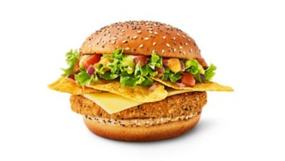 Veggie Homestyle Crispy Chicken Mexican >> Een  Veggie Homestyle met twee heerlijke sauzen, guacamole saus en pico de gallo saus.  ☆ McDonald's